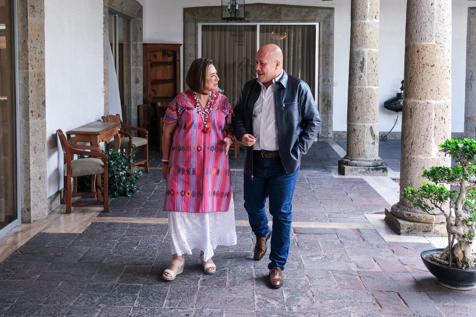 Xóchitl Gálvez y Enrique Alfaro