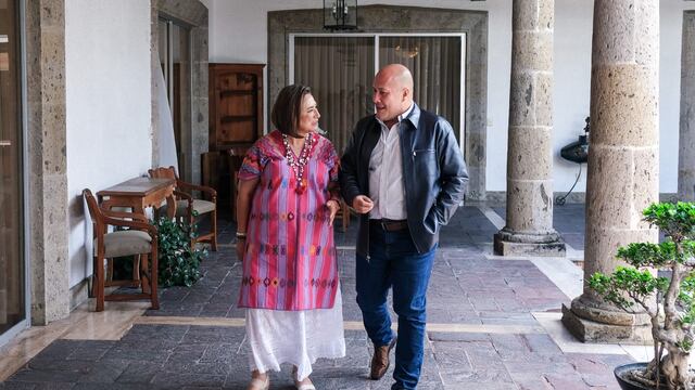 Xóchitl Gálvez y Enrique Alfaro