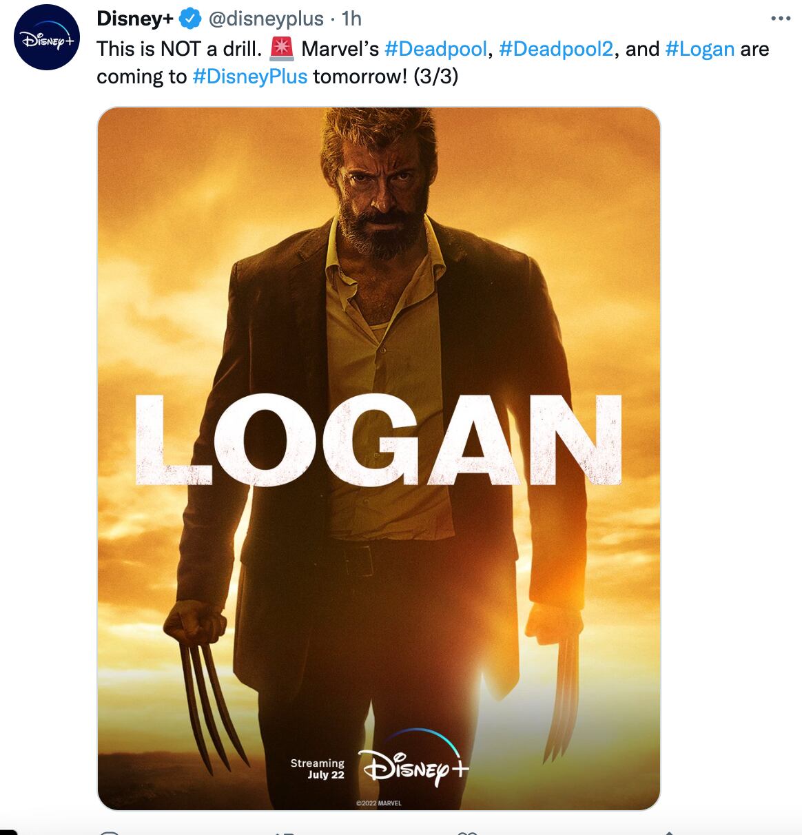 Deadpool, Deadpool 2 y Logan llegan a Disney+
