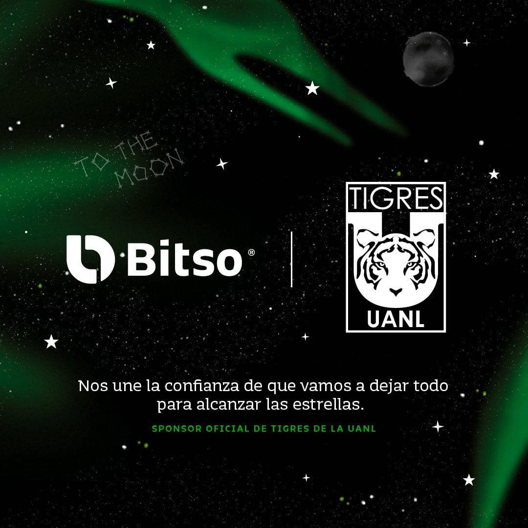 Bitso, plataforma de criptomonedas, es el nuevo patrocinador de Tigres