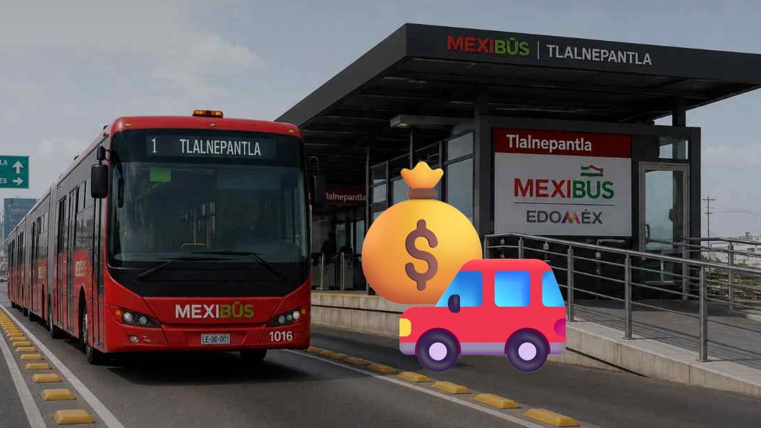 Automovilista acumula 117 mil pesos en multas por invadir el carril del Mexibús