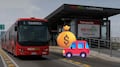 Automovilista acumula 117 mil pesos en multas por invadir el carril del Mexibús