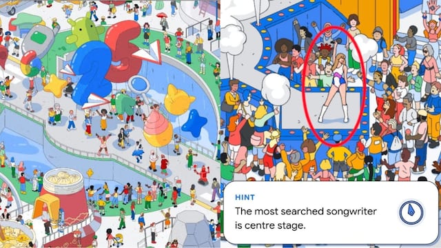 Taylor Swift tiene un puzzle en el Google Playground