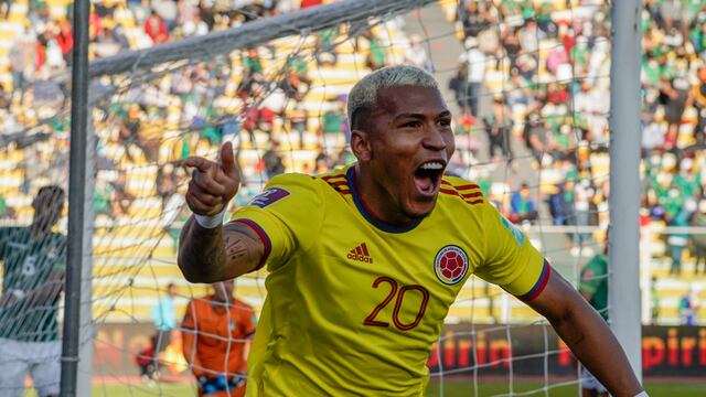 Roger Martínez anotó gol con la Selección de Colombia