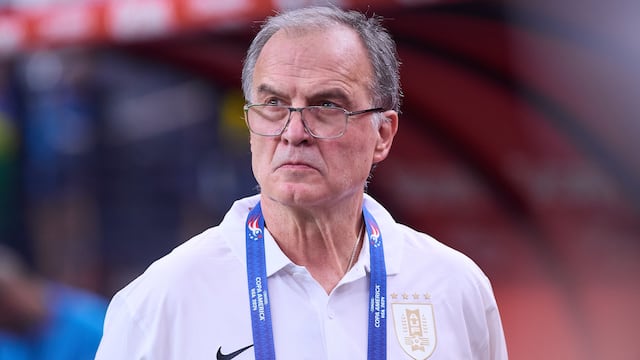 Marcelo Bielsa, director técnico de Uruguay