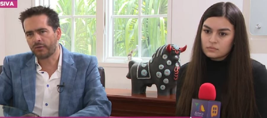 Xavier Olea y Diana Valderrama