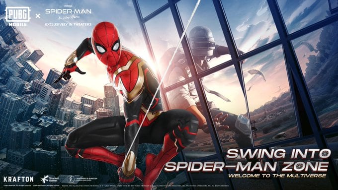 PUBG Mobile x Spider-Man: No Way Home