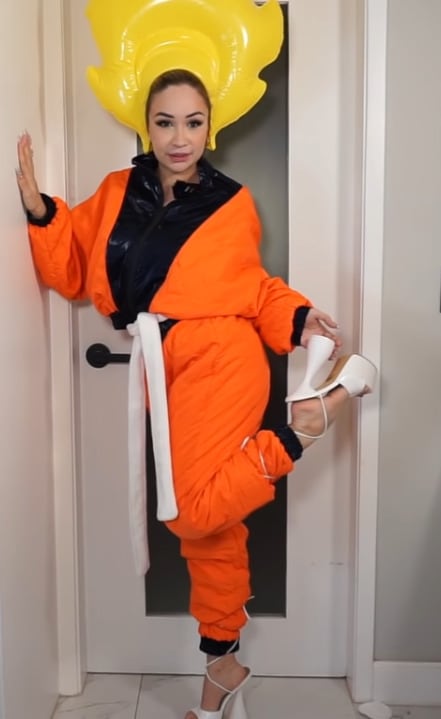 Daniela Rodrice se disfraza de sexy Goku para Halloween