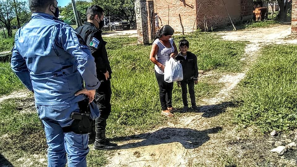 Colecta realizada por la Comisaria de Santa Sylvina