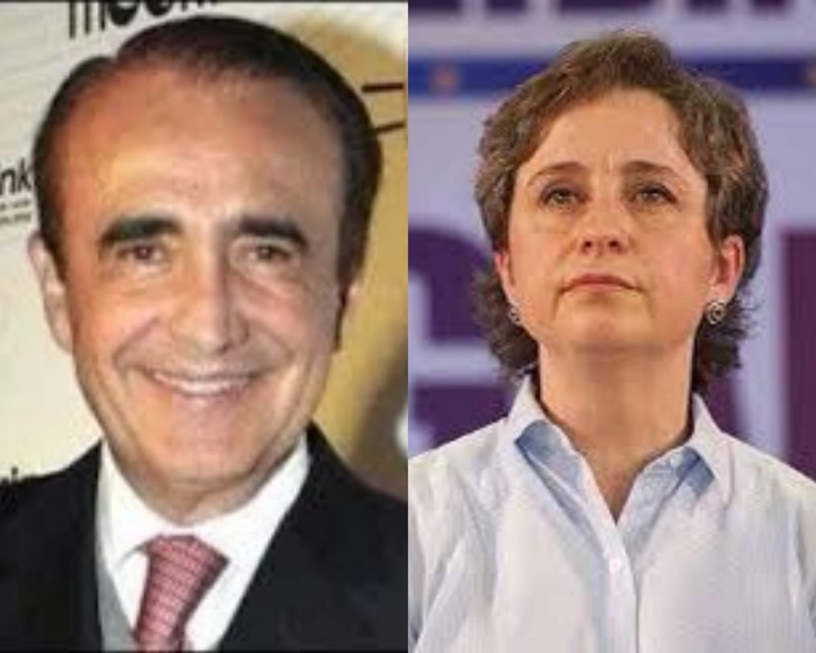Pedro Ferriz de Con y Carmen Aristegui
