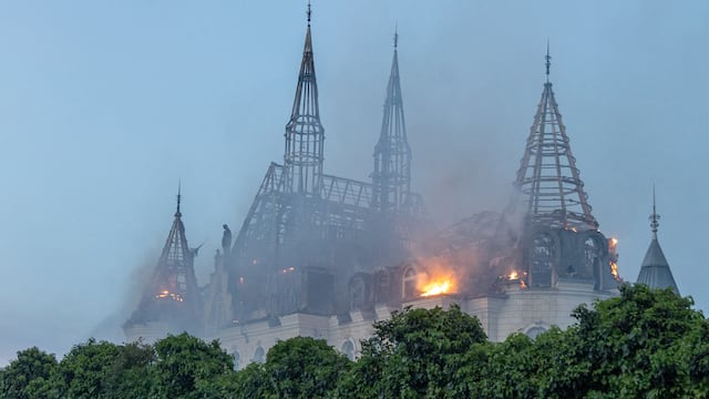 El castillo de Harry Potter en Odesa ha sido destruido por ataque militar de Rusia