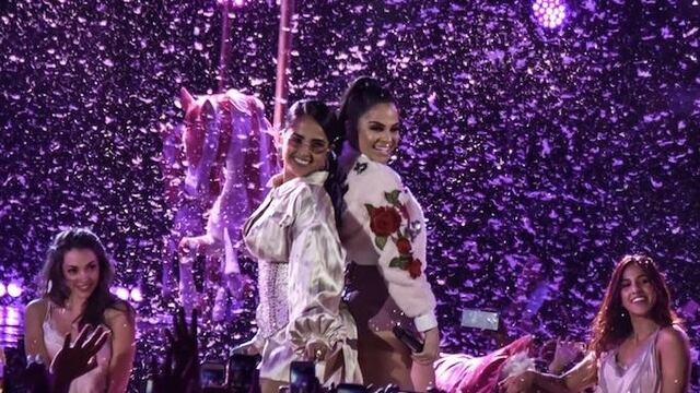 Natti Natasha junto a Becky G