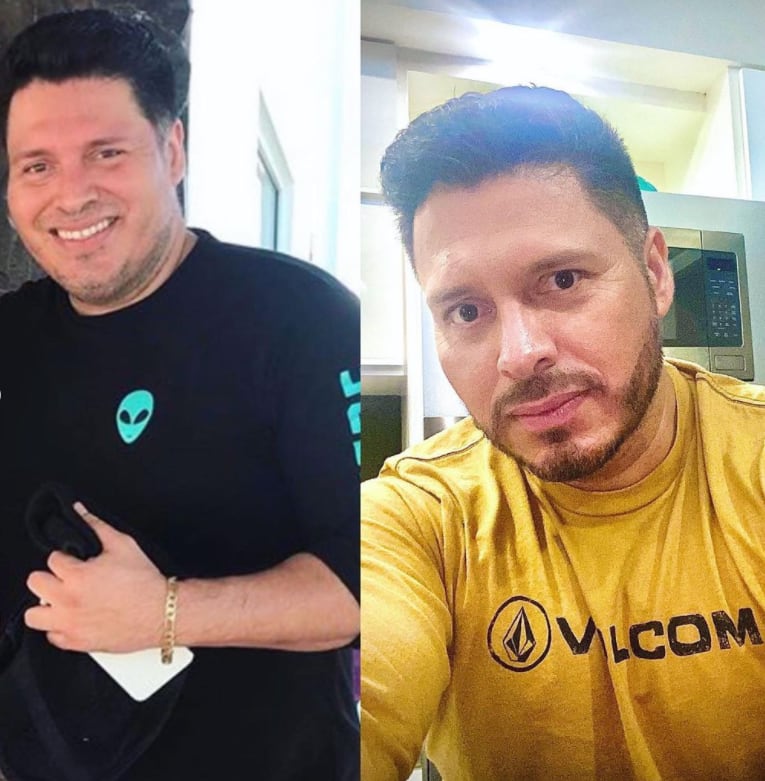 Antes y después de Oswaldo Silvas, vocalista de Banda MS