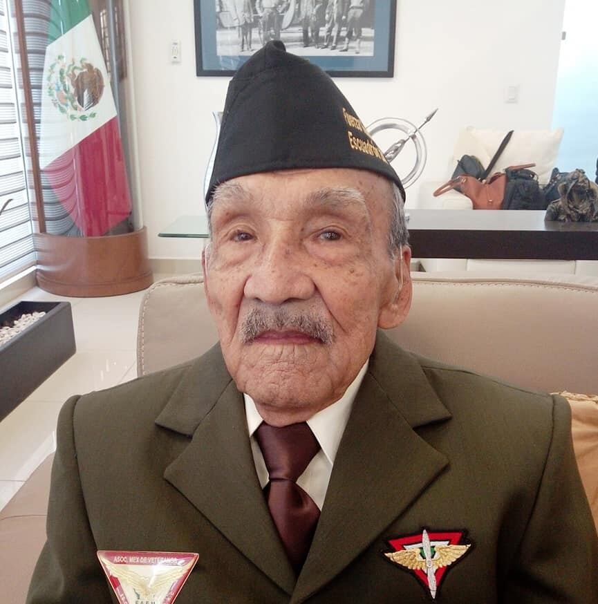 Horacio Castilleja Albarrán, veterano de la Segunda Guerra Mundial