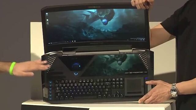 La portátil Predator 21 X, presentada por Acer.