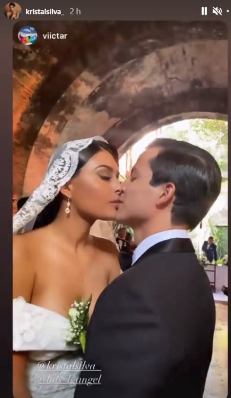 Kristal Silva y Luis Ángel Garza