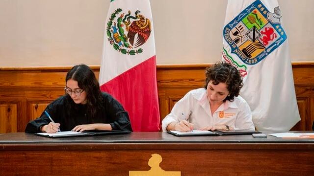Ximena Peredo y Venecia Guzmán Elizondo/Foto: Plácido Garza