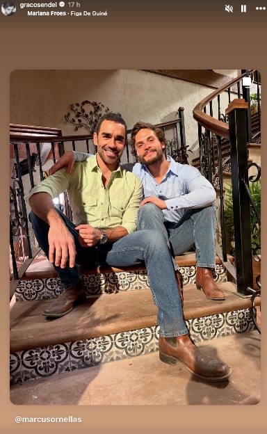 Sergio Graco junto a Marcus Ornellas