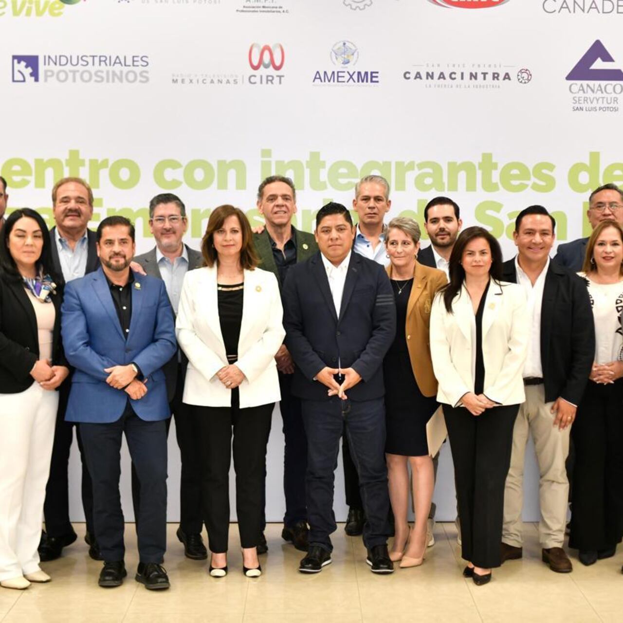 Ricardo Gallardo y COPARMEX fortalecen alianza en San Luis Potosí