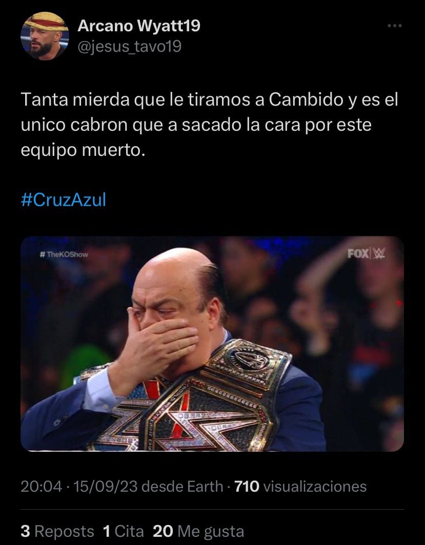 Memes Cruz Azul.
