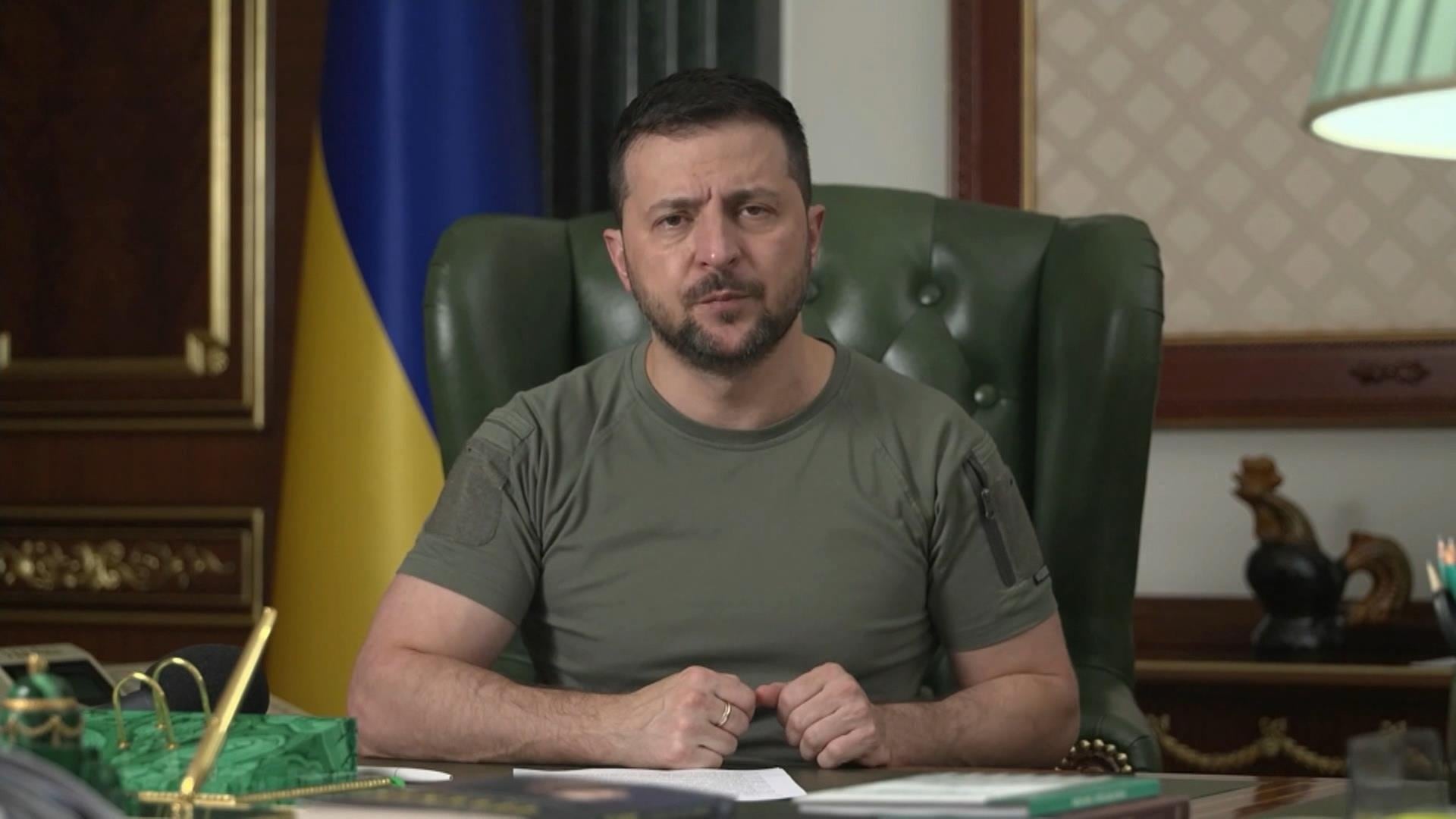 Volodimir Zelenski, presidente de Ucrania