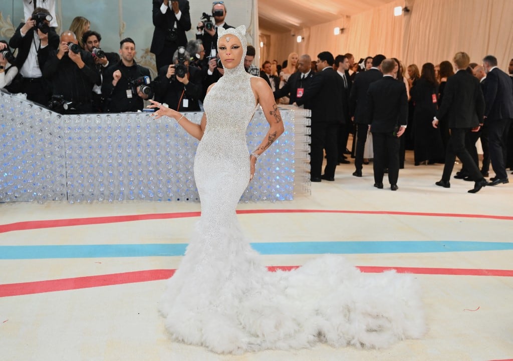 Doja Cat en el Met Gala 2023.