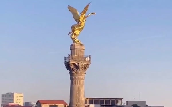 El Ángel de la Independencia resiente el temblor de 6.5 en la CDMX