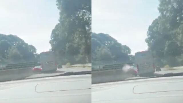 Captan espeluznante choque de Porsche en la autopista México-Cuernavaca