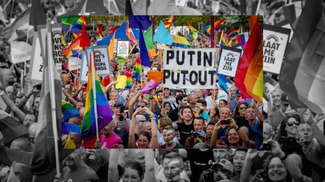 “Yo mismo he visto en Berlín varias veces esa imagen, cuando hombres con barba, babeando, comienzan a abrazarse y besarse. Es asqueroso”.