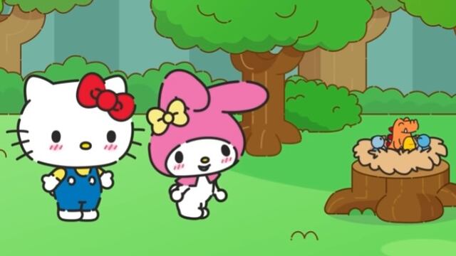 Hello Kitty y My Melody salvan a una familia feliz