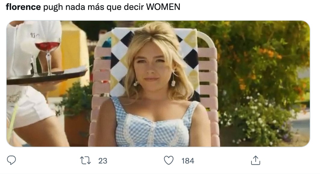 Reacciones al tráiler 'Don't worry darling'