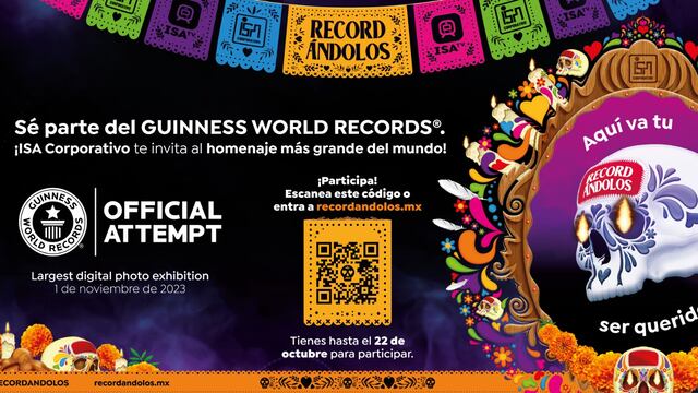 RECORDándolos, homenaje por Día de Muertos