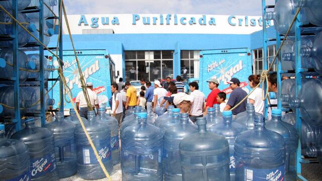 Garrafones de agua purificada