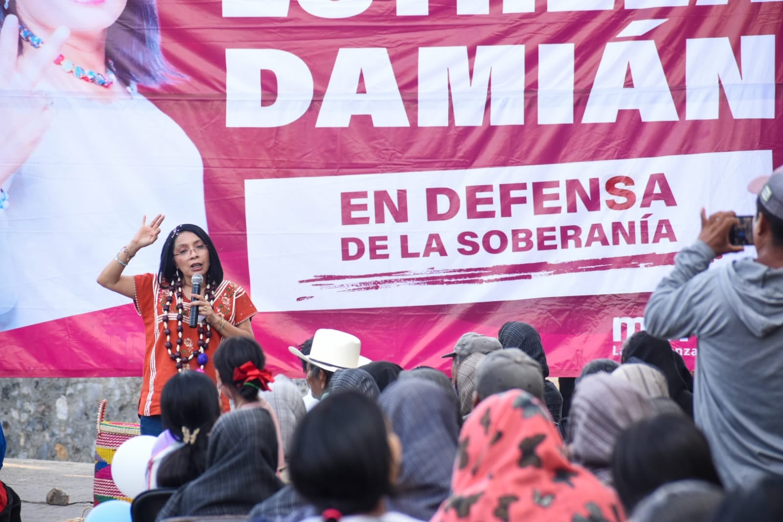 Esthela Damián llama a fortalecer el bienestar de Guerrero.