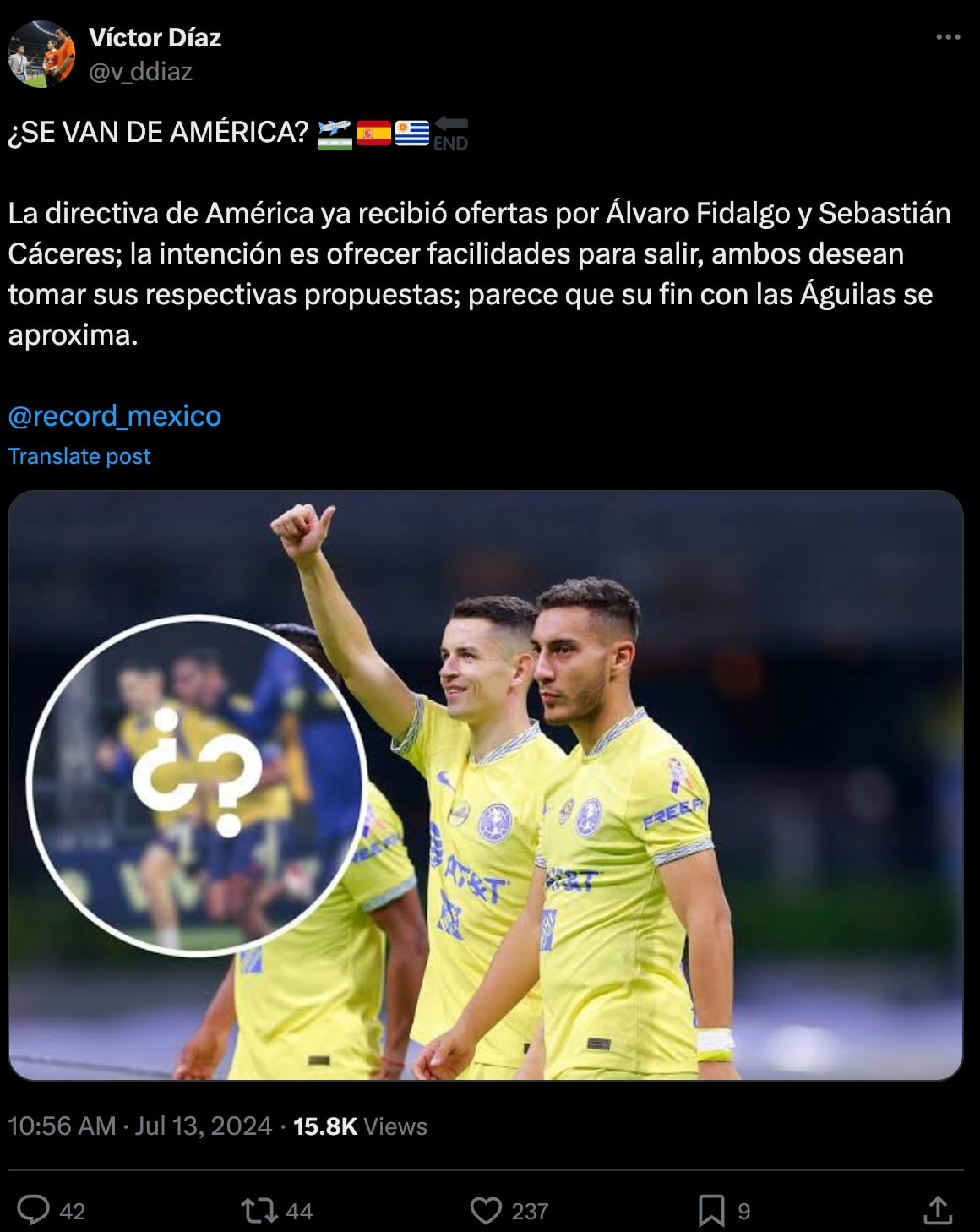 Álvaro Fidalgo y Sebastián Cáceres