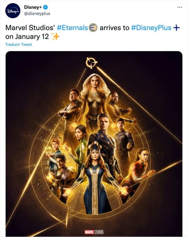 Eternals en Disney+
