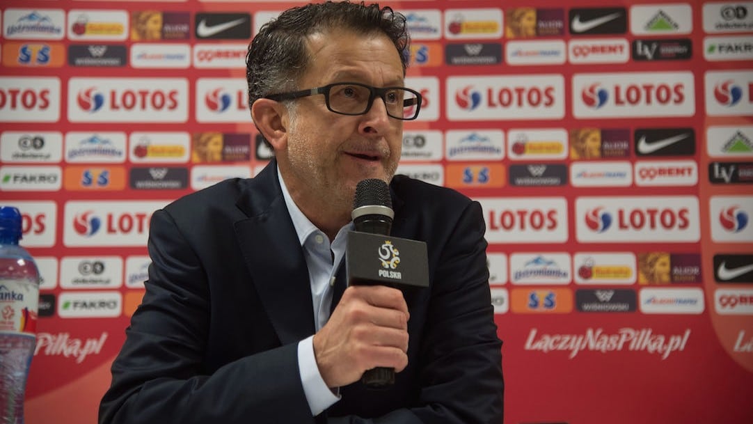 Juan Carlos Osorio en conferencia de prensa.