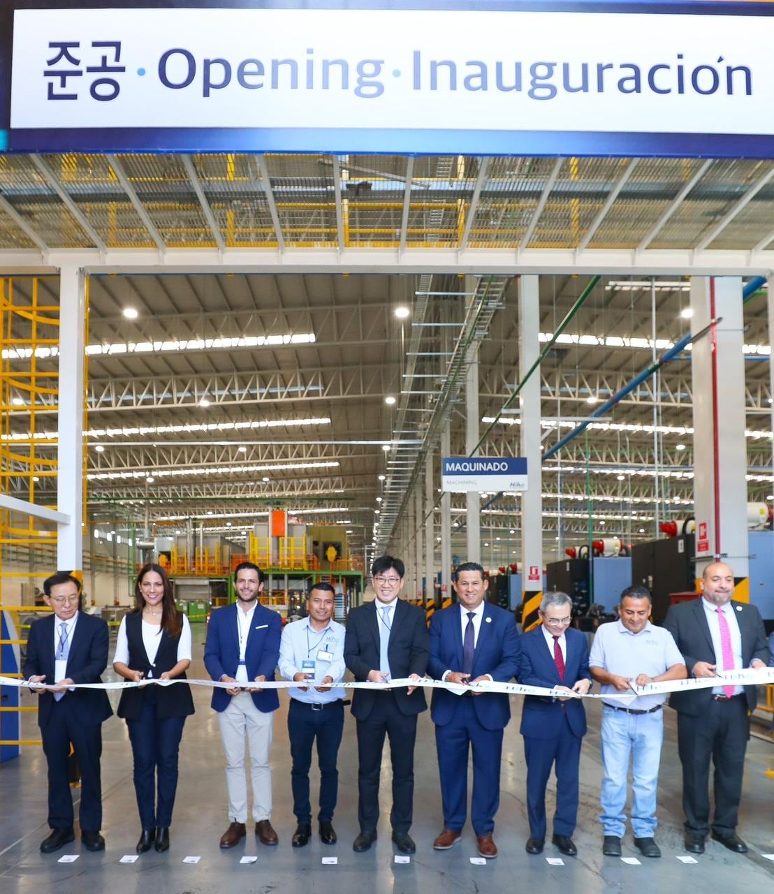 Diego Sinhue Rodriguez inaugura planta HIHO Wheel
