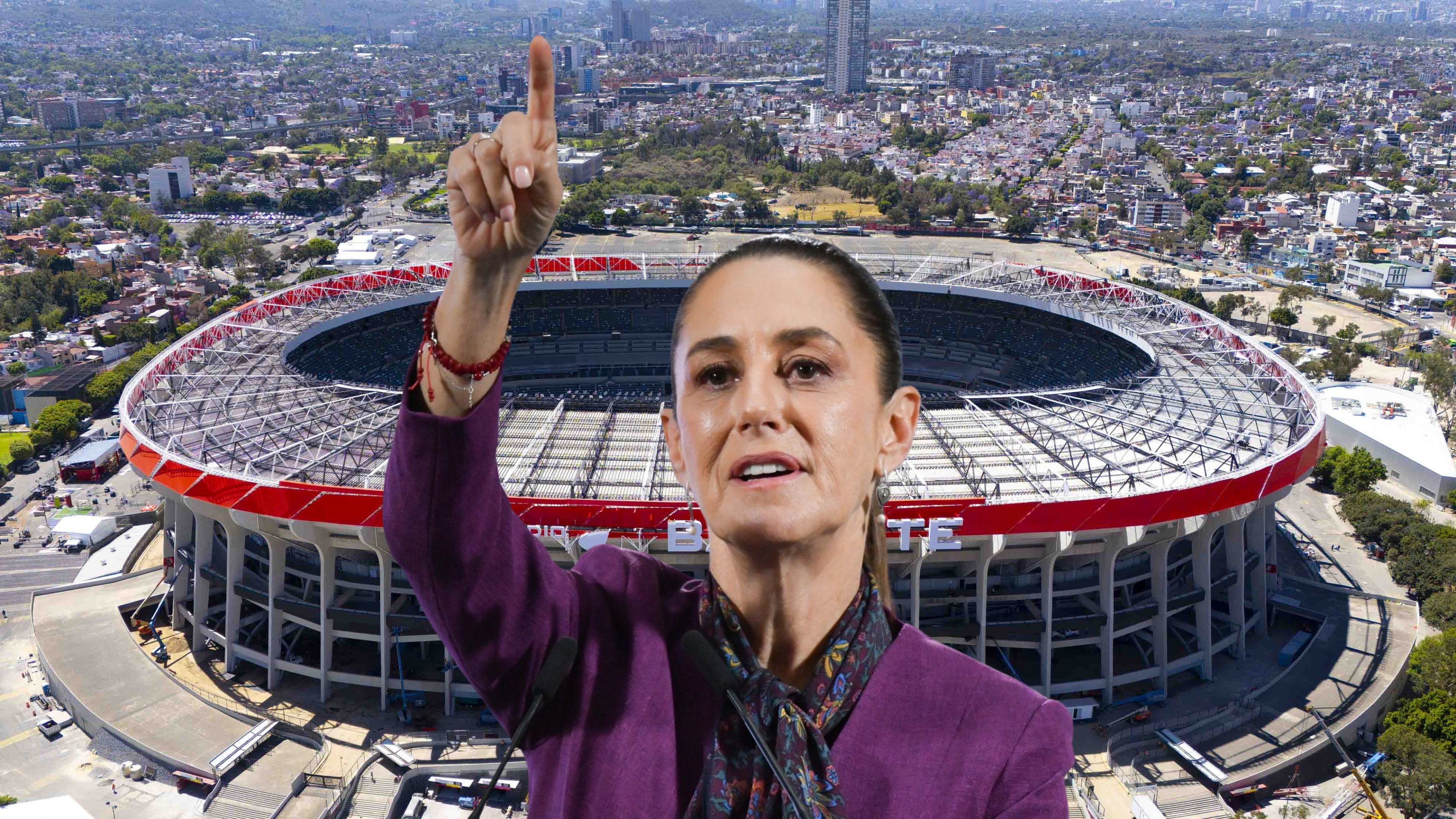 Sheinbaum: FIFA llamará Estadio Ciudad de México al Estadio Banorte en el Mundial 2026