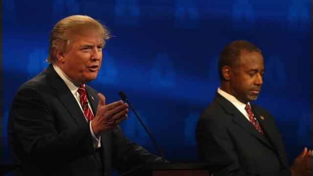 El neurocirujano ya le saca 6 puntos de ventaja al empresario de bienes raíces y estrella de televisión.