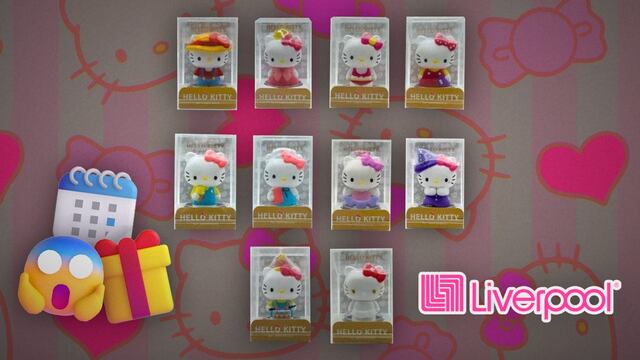 10 figuras coleccionables de Hello Kitty en Liverpool