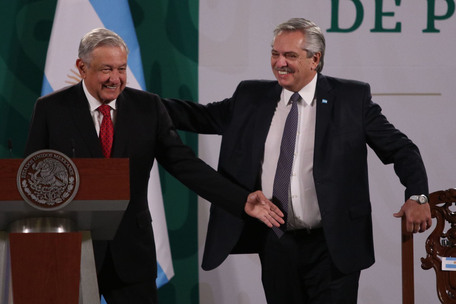 AMLO y Alberto Fernández