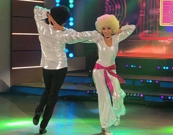 Laura Bozzo en 'Las Estrellas Bailan en Hoy'