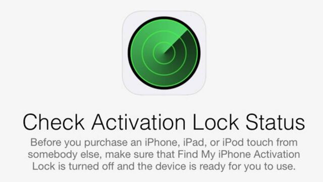 Activation Lock.