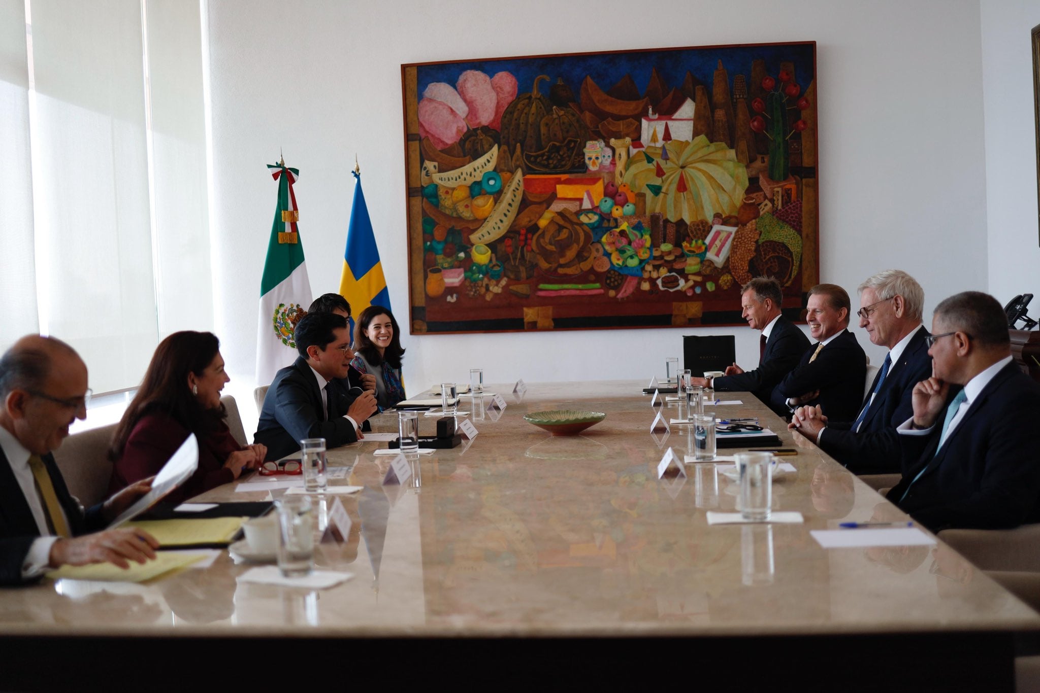 Roberto Velasco y Grupo Wallenberg analizan inversiones para el Plan México