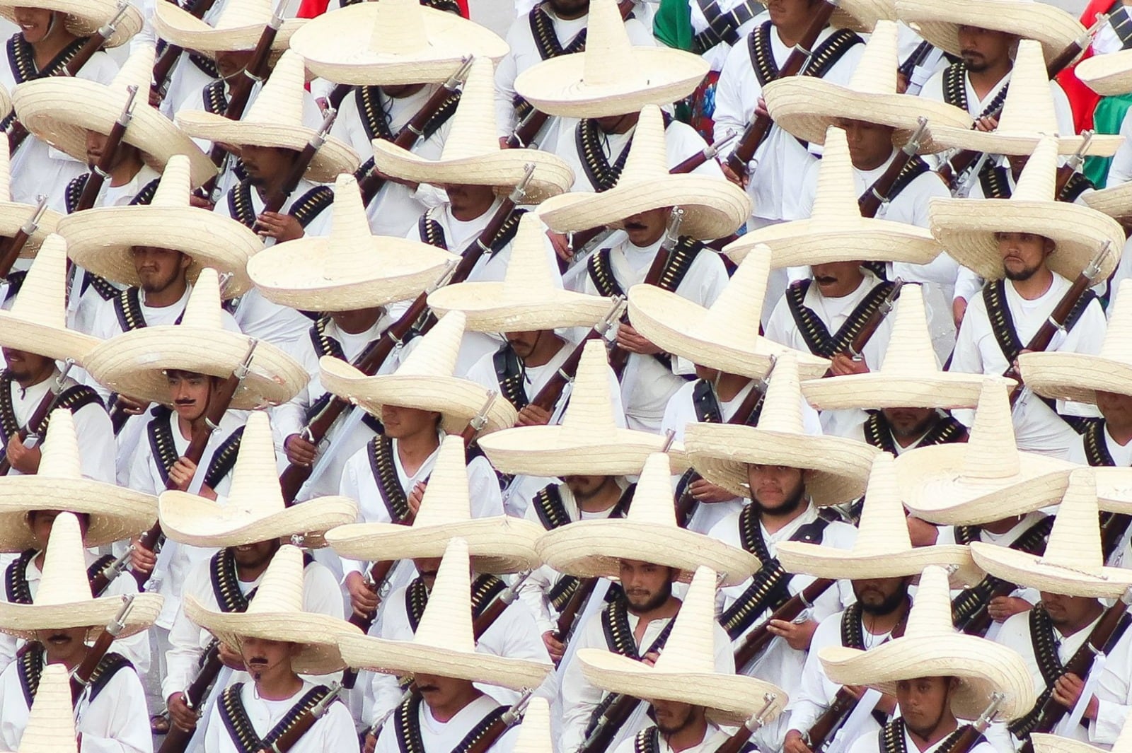 Desfile de la Revolución Mexicana el 20 de noviembre