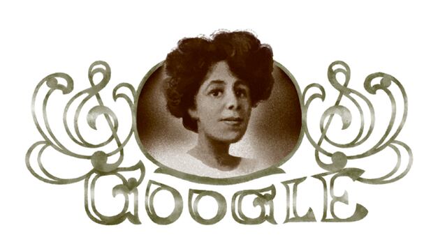 Google celebra con un doodle a Amanda Aldridge