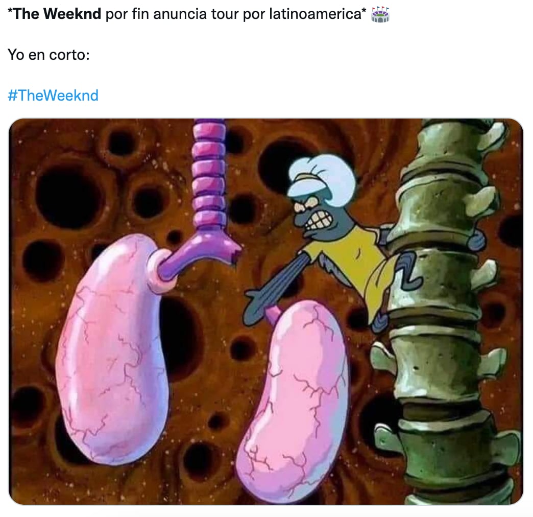 Memes de The Weeknd por su próximo concierto en CDMX