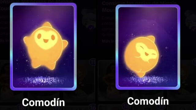 Comodín en las cartas Disney 100 de TikTok