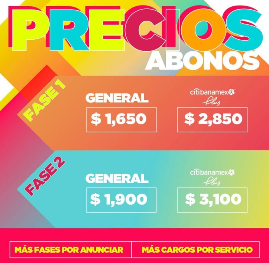 Precios de los boletos del festival Tecate Emblema 2020